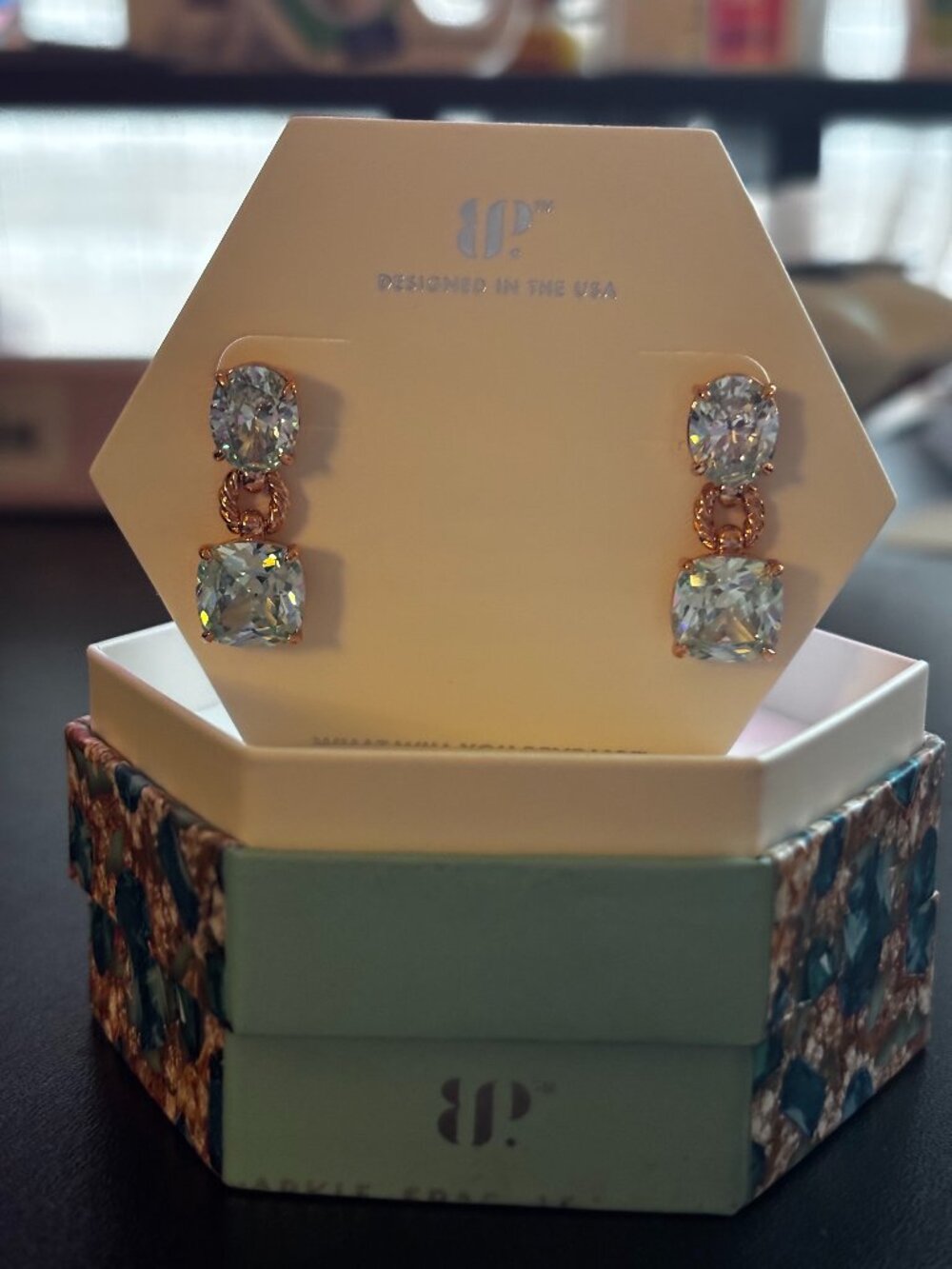 "It's The Glam For Me" Bomb Party March Earrings